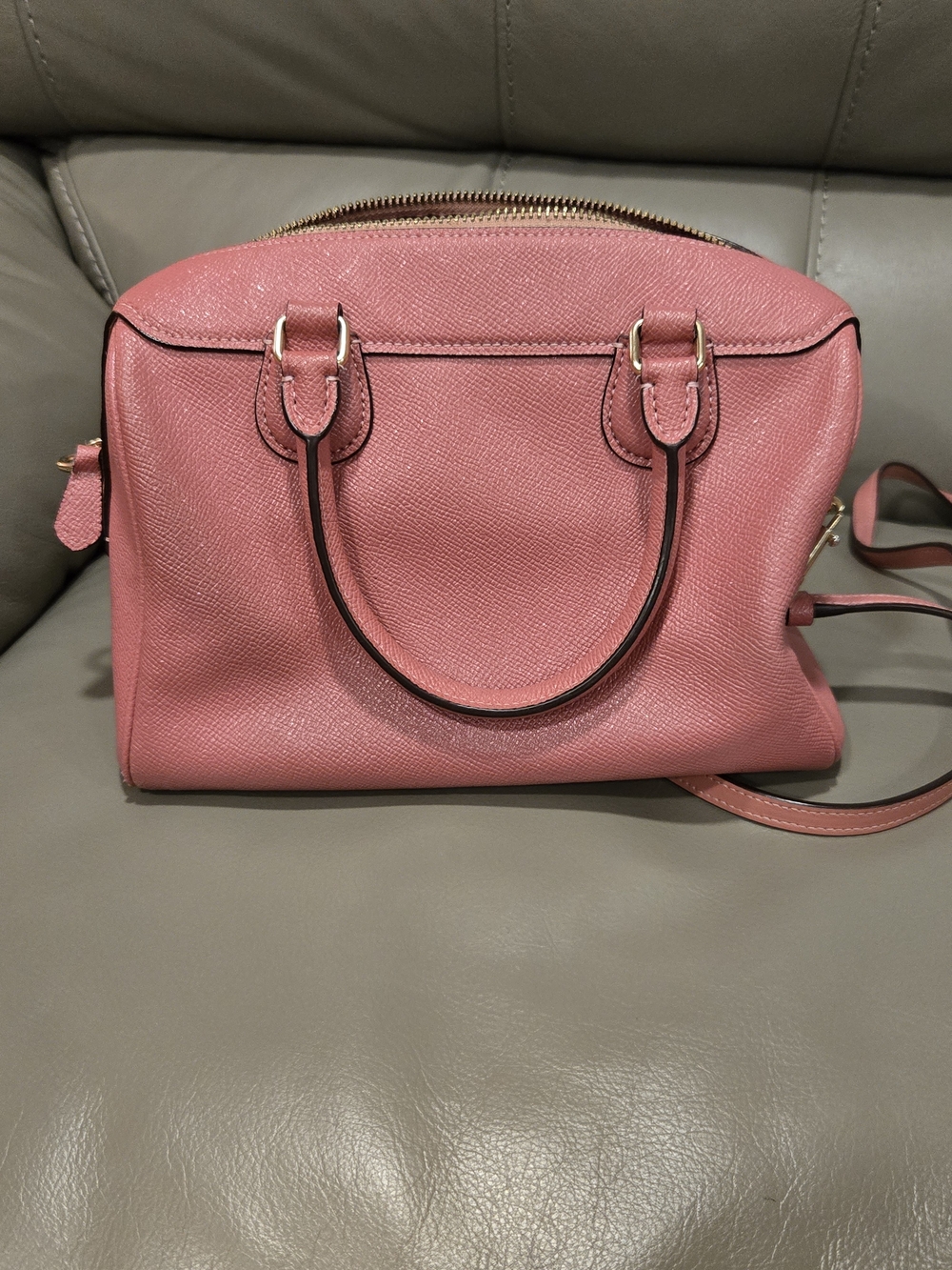 Coach Mini Bennett Satchel and Wallet Set - Glitter Peony Pink - Picture 3 of 16